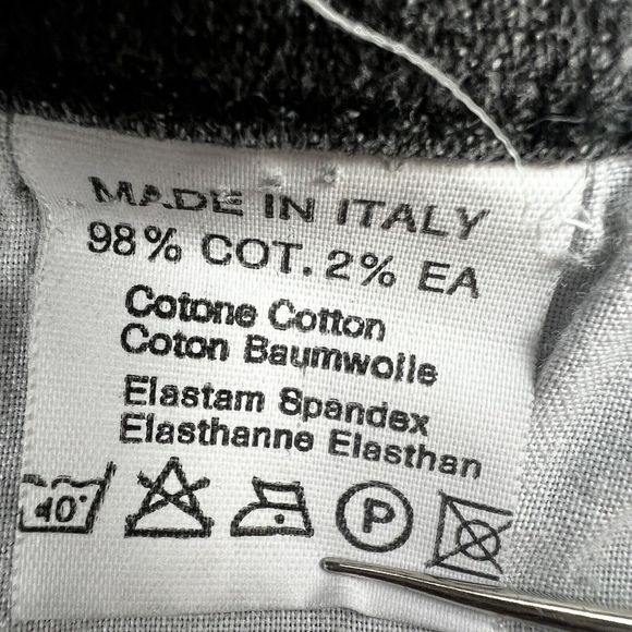 Giorgio Of Palm Beach Jeans Women’s 4 Gray Denim Thick Brown Stitching Bootcut - Picture 15 of 16